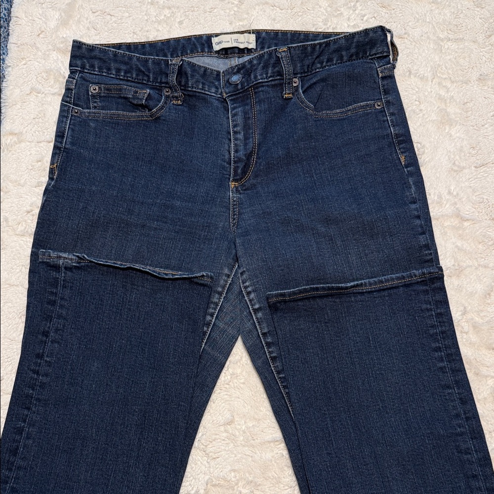 Women's Boot Cut Jeans - Deep Indigo